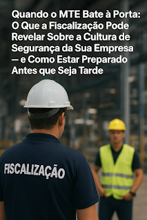 Quando o MTE Bate à Porta: O Que a Fiscalização Pode Revelar Sobre a Cultura de Segurança da Sua Empresa e Como Estar Preparado Antes que Seja Tarde