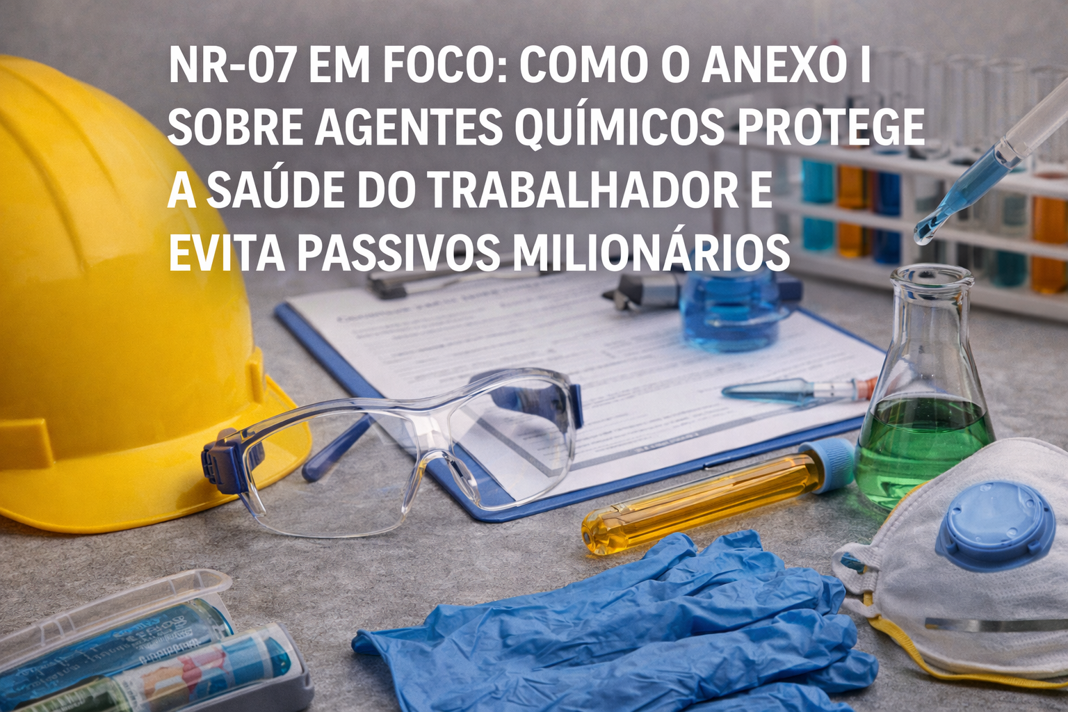 NR-07 em Foco: Como o Anexo I sobre Agentes Químicos Protege a Saúde do Trabalhador e Evita Passivos Milionários