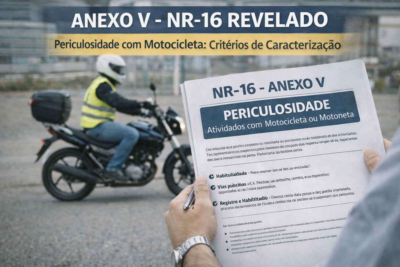 Anexo V da NR-16 Revelado: Como a Periculosidade é Caracterizada e Impacta Empresas e Trabalhadores