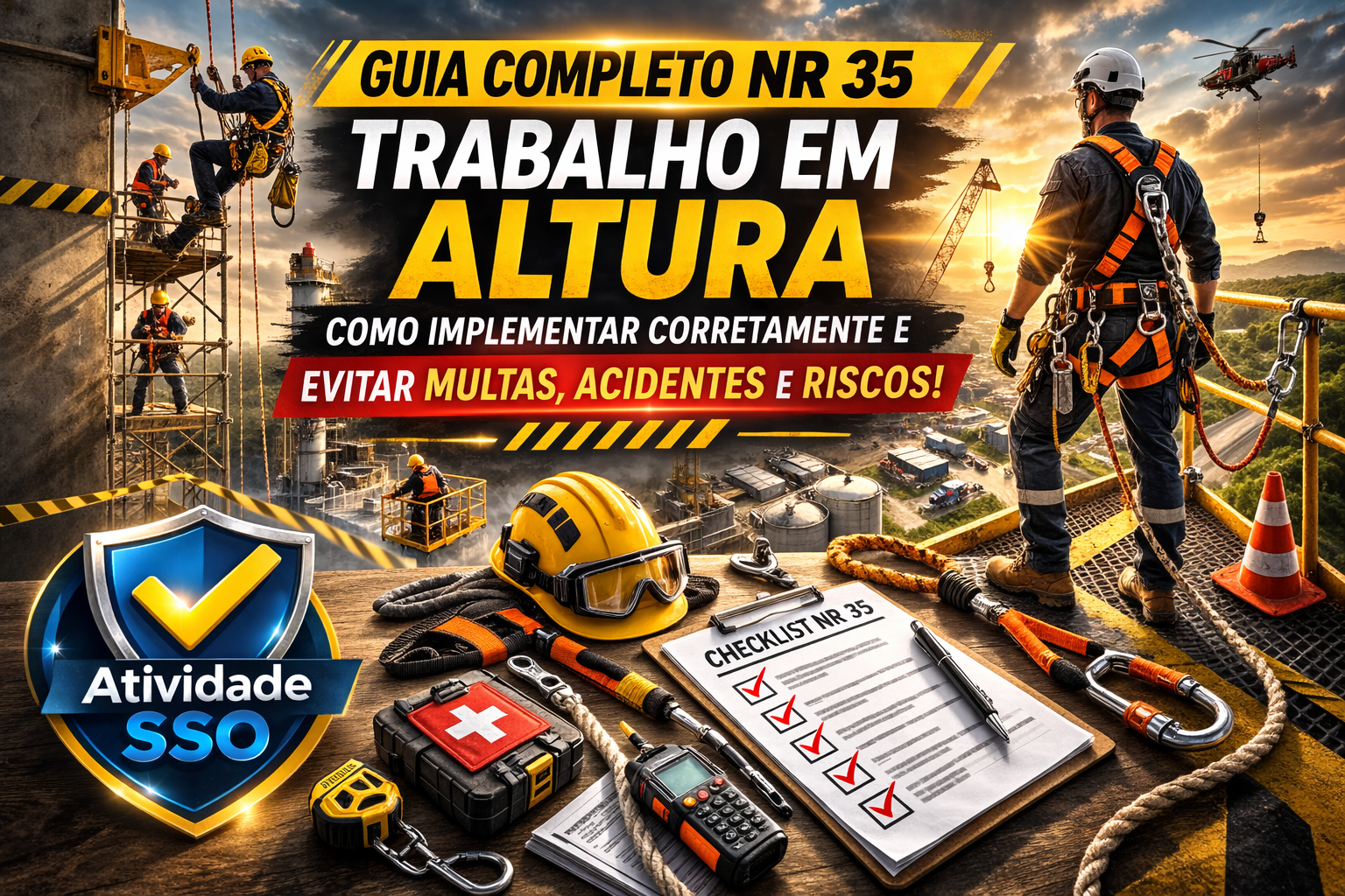 NR 35 Atualizada: O Guia Definitivo para Implementar Trabalho em Altura Sem Multas, Acidentes e Passivos Trabalhistas