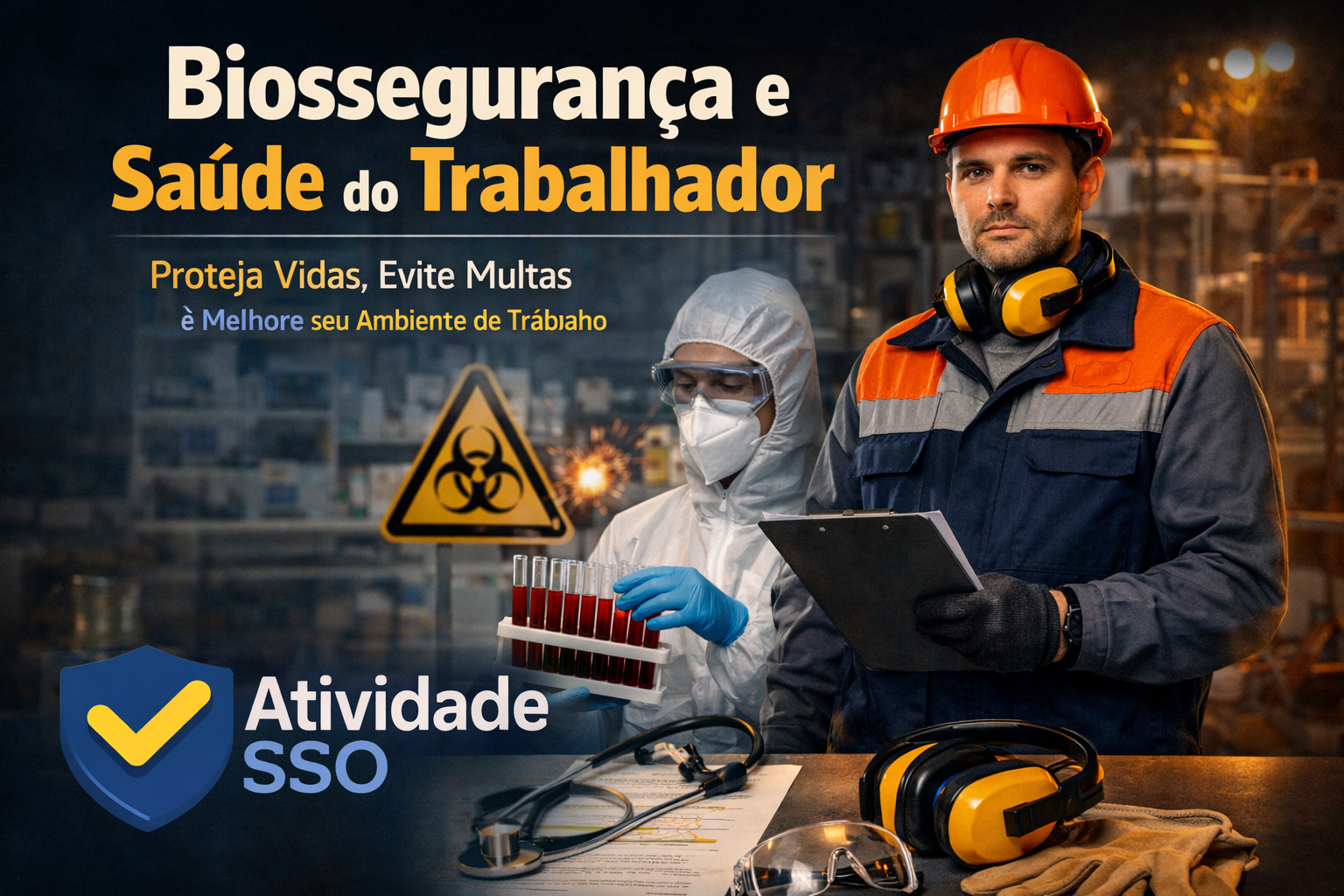 Saúde e segurança do trabalho: Tudo o que você precisa saber sobre legislação, biossegurança e gestão de riscos ocupacionais. O guia definitivo que pode salvar vidas e carreiras
