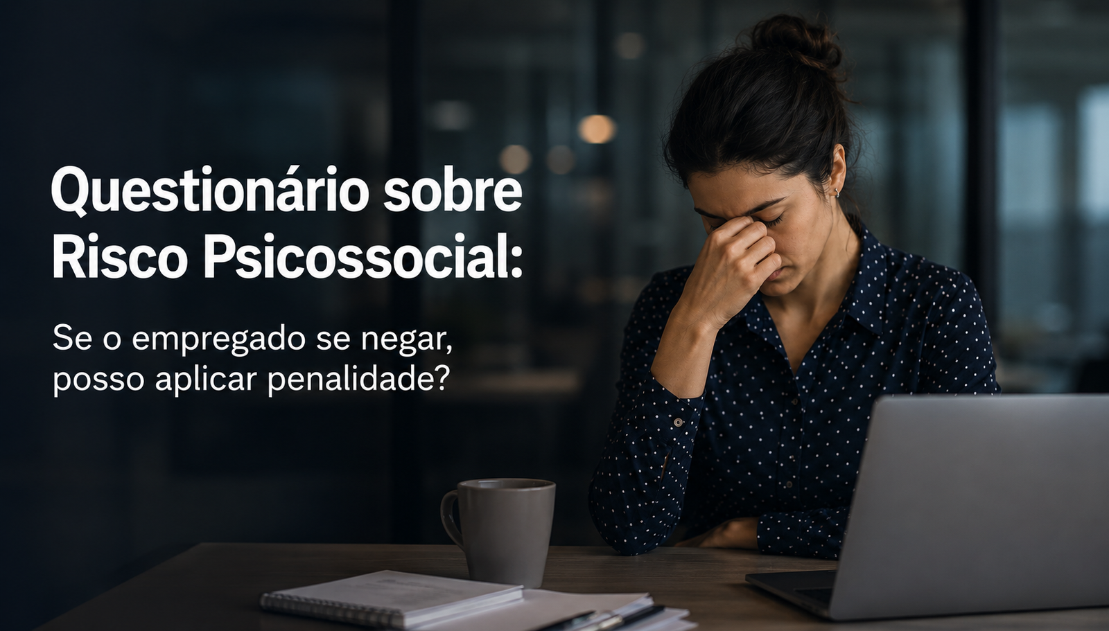 Questionário sobre risco psicossocial: se o empregado se negar, posso aplicar penalidade?
