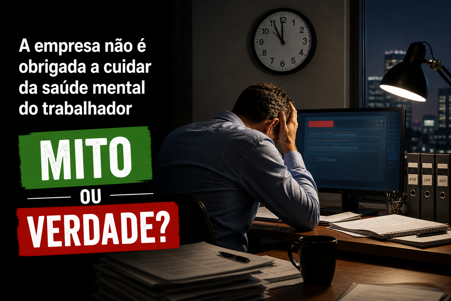 “A empresa não é obrigada a cuidar da saúde mental do trabalhador”. A frase que pode custar muito caro para o seu negócio.